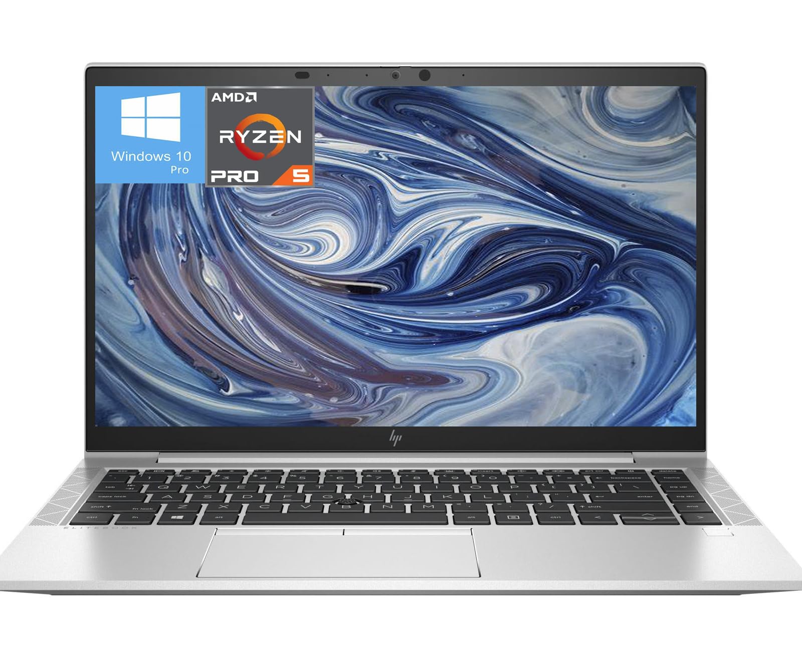 لابتوب HP 845 G7 بمعالج AMD Ryzen 5 Pro 4650U، 16GB RAM، 256GB SSD وشاشة 14 بوصة