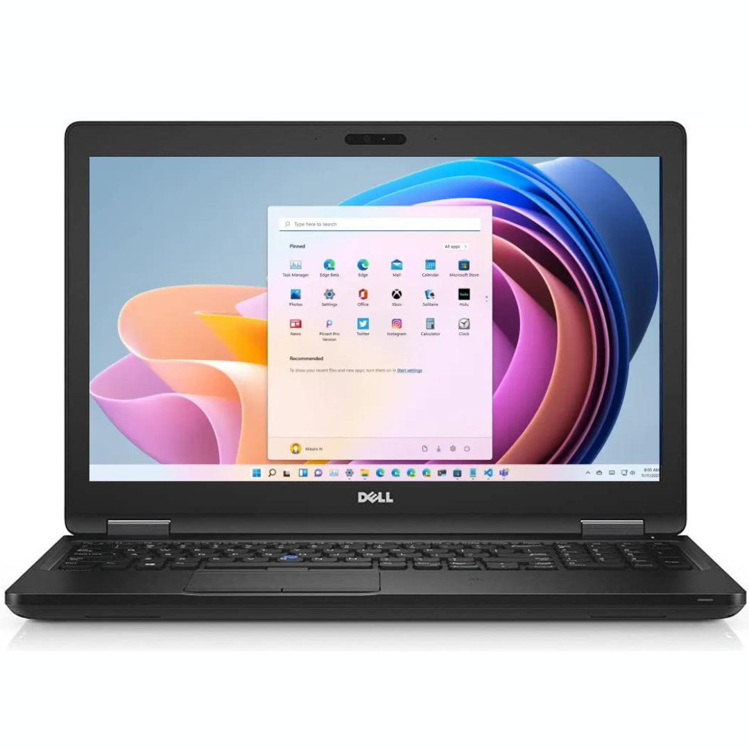 لابتوب Dell Latitude 5570 بمعالج Intel Core i7-6820HQ شاشة 15.6 بوصة وتصميم عملي مناسب للطلاب والمهنيين