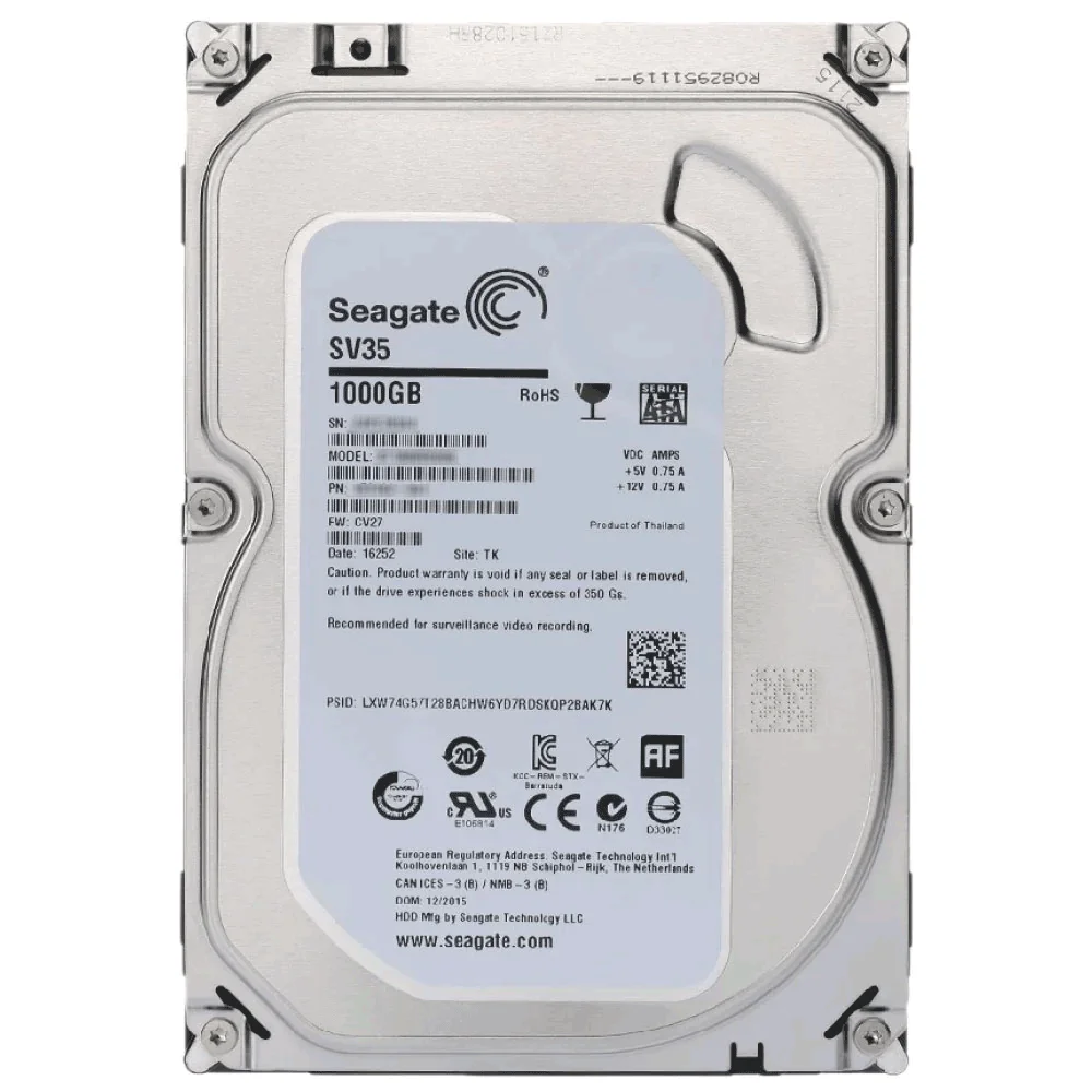 1TB 3.5 inch Internal PC Hard Drive (Original Used)