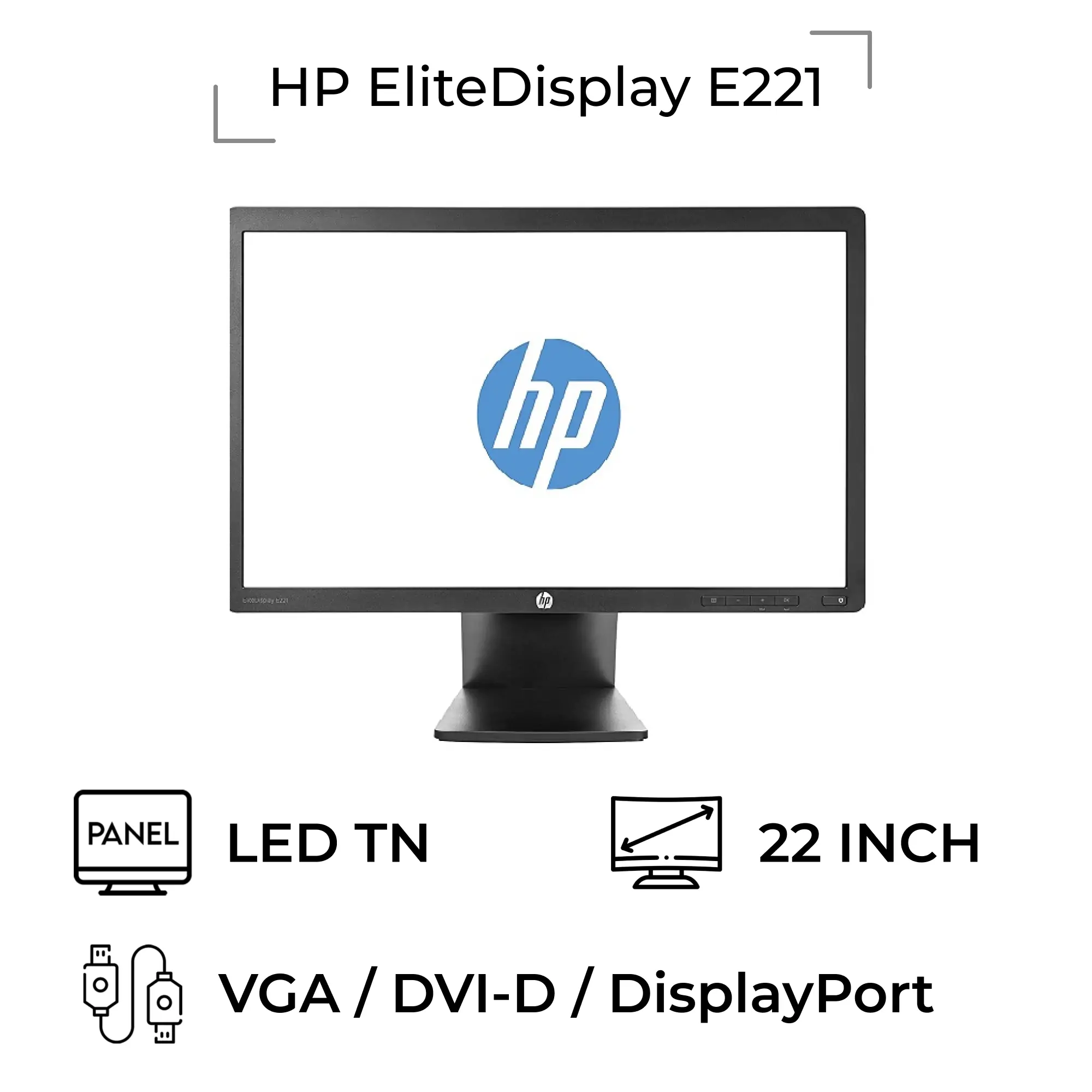 شاشة HP EliteDisplay E221
