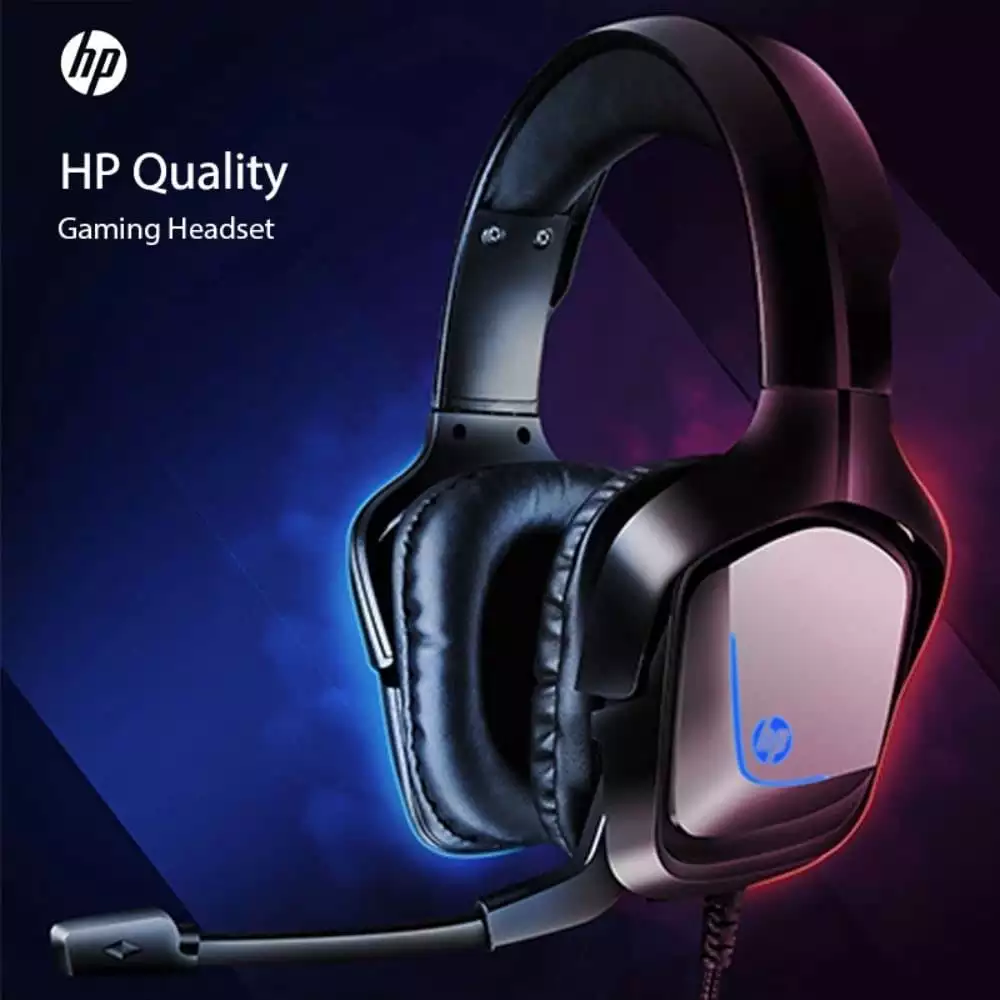 سماعة HP H220GS بتصميم مريح وصوت محيطي مثالي للألعاب والموسيقى