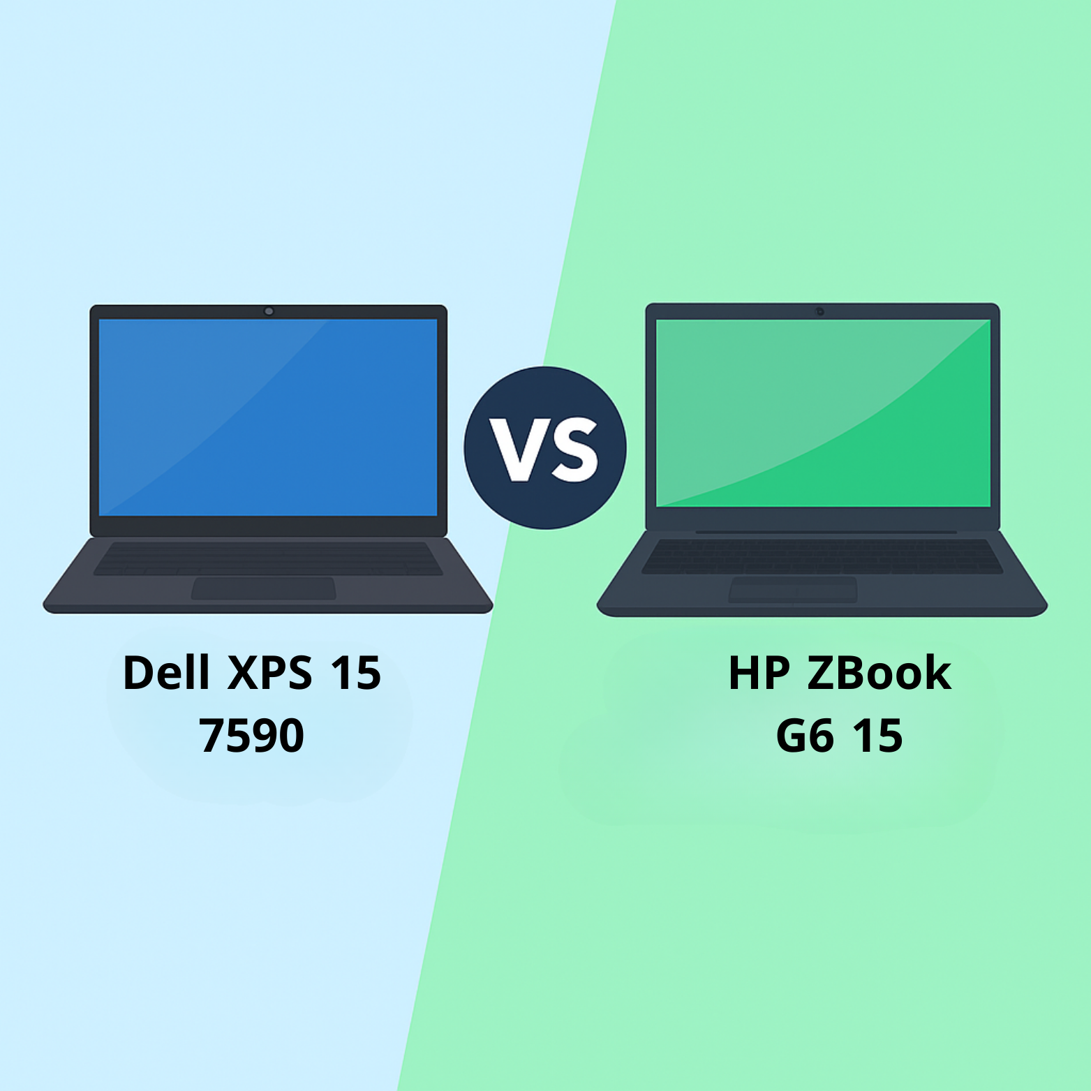 Dell XPS 15 (7590) و HP ZBook Fury 15 G7