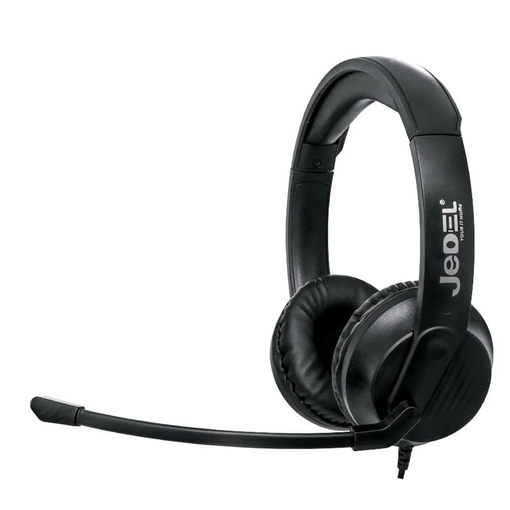 Headphone Jedel HS-100: سماعة رأس USB عملية بميكروفون واضح للاستخدام اليومي