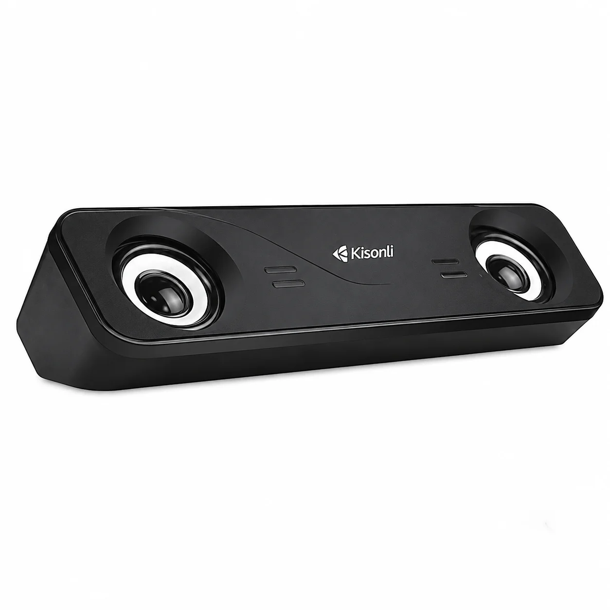 مراجعة Kasonli i-610 System 2.0 6W 80dB Sound Clarity USB Computer and Laptop Speakers Black