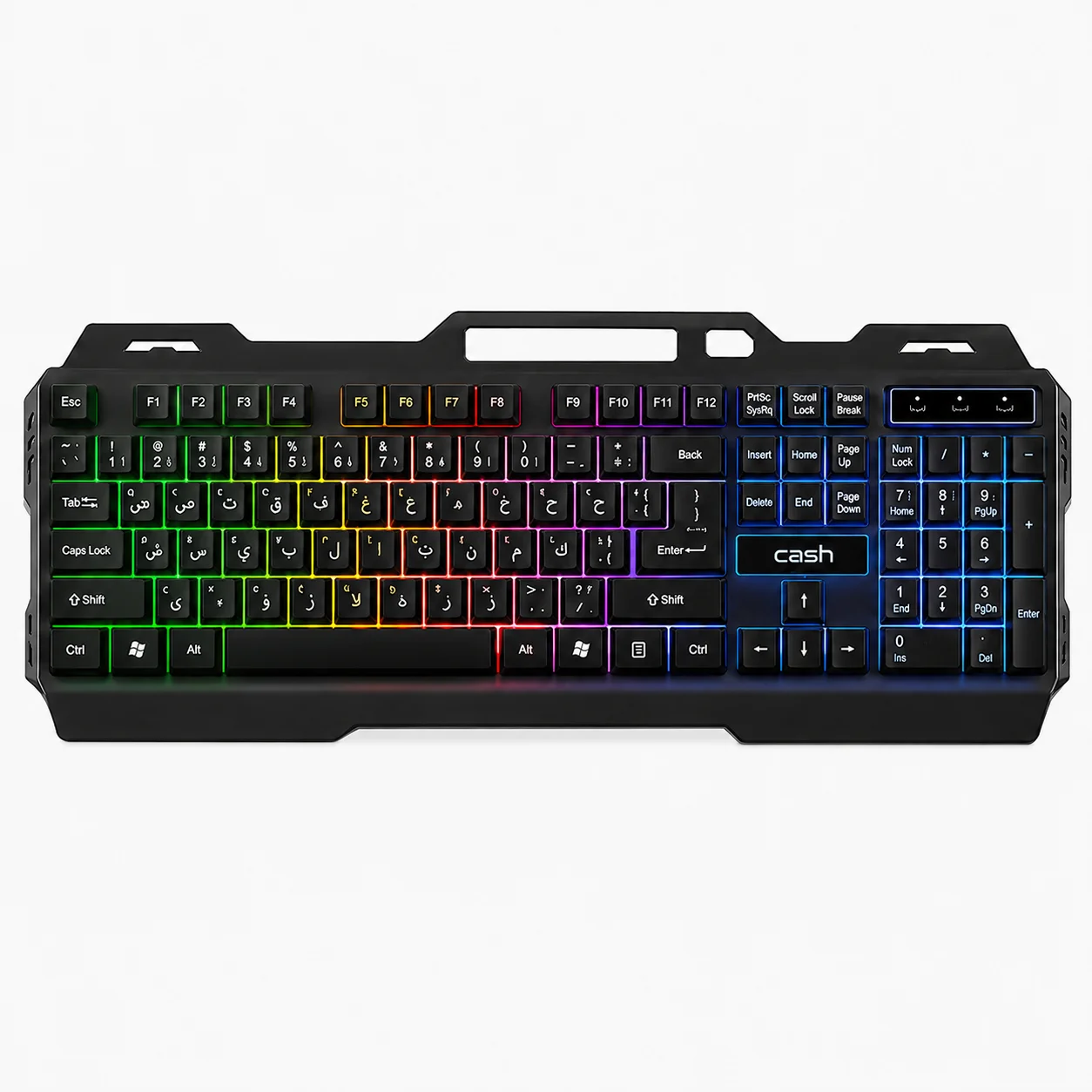 Crash X200 Wired Rainbow Gaming Keyboard + Mouse Combo: طقم كيبورد وماوس جيمينج بسعر اقتصادي