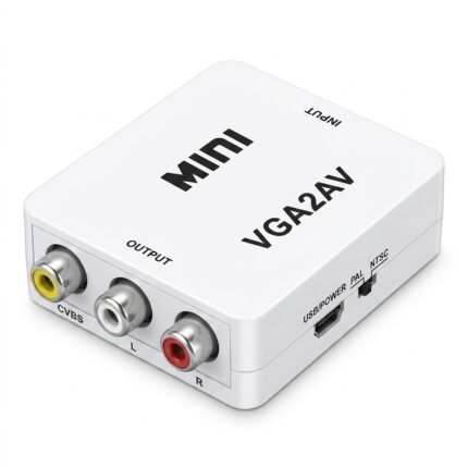 PC (VGA) to TV (AV) converter adapter