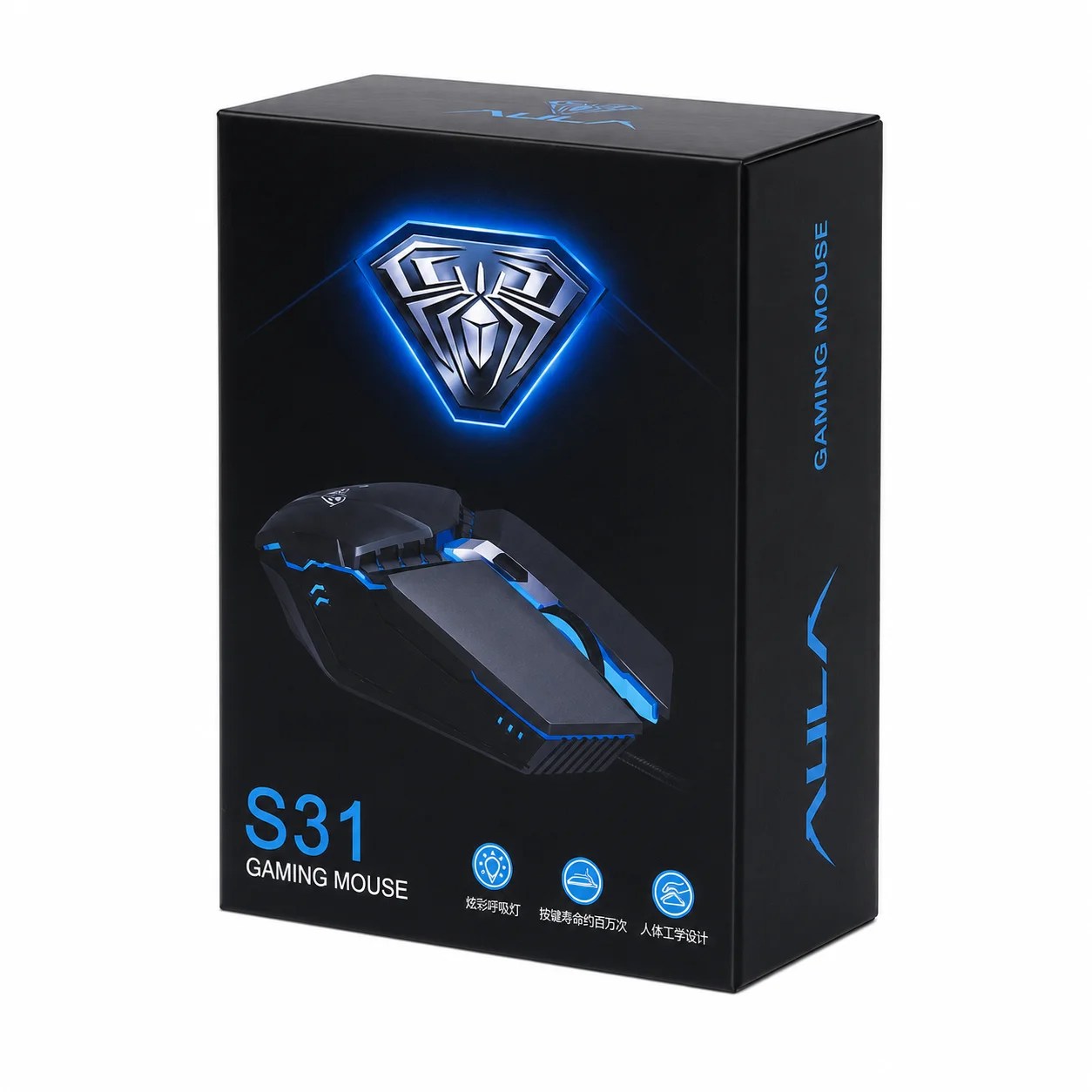 **مراجعة AULA Gaming S31 Mouse: ماوس جيمينج اقتصادي بإضاءة جذابة وسعر مناسب** 