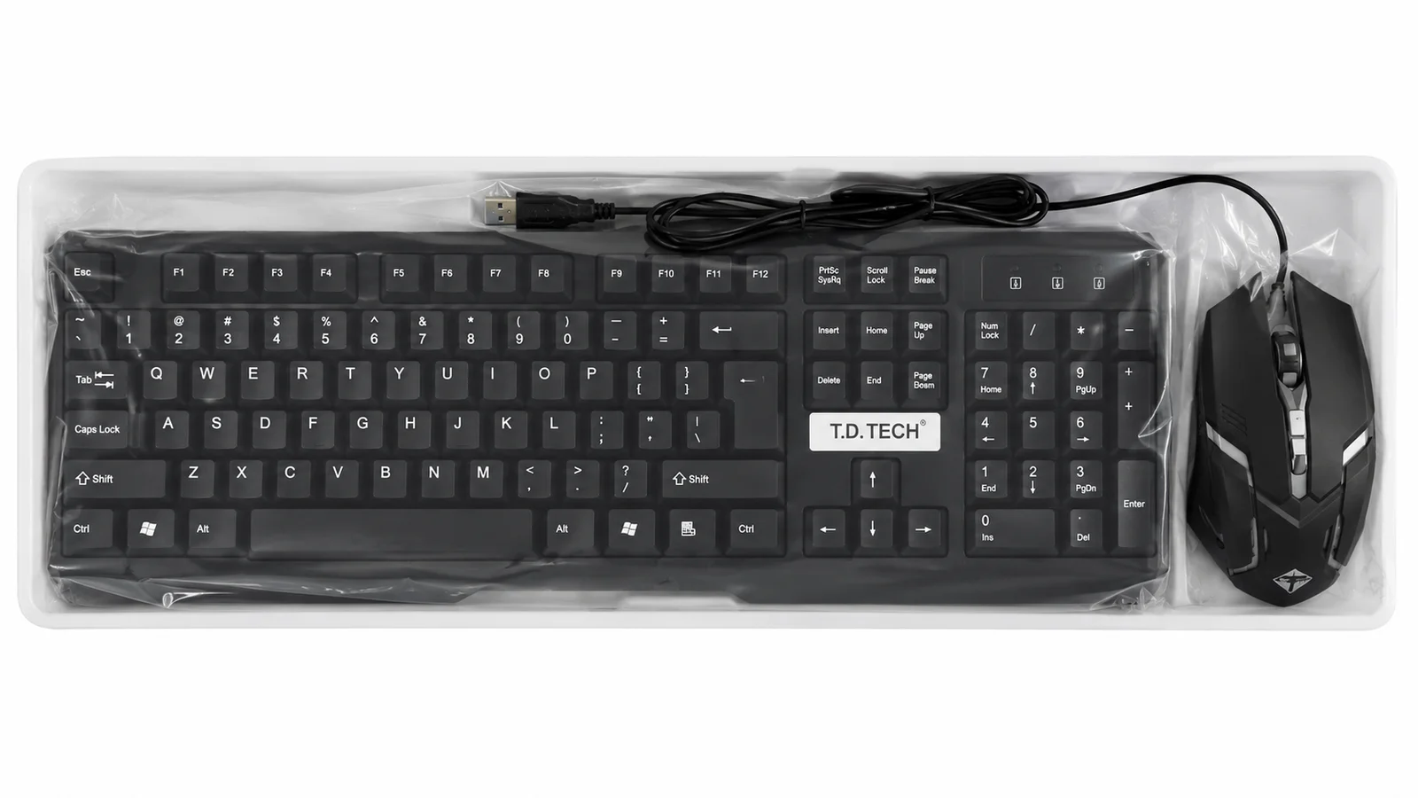 مراجعة كيبورد TP5000 TP-Teck Gaming Combo: كيبورد وماوس جيمينج بسعر اقتصادي 