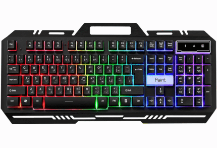 Point PT-80 Standard Wired Gaming keyboard Containing ColorFul Light With Feel More Comfortable And Easy