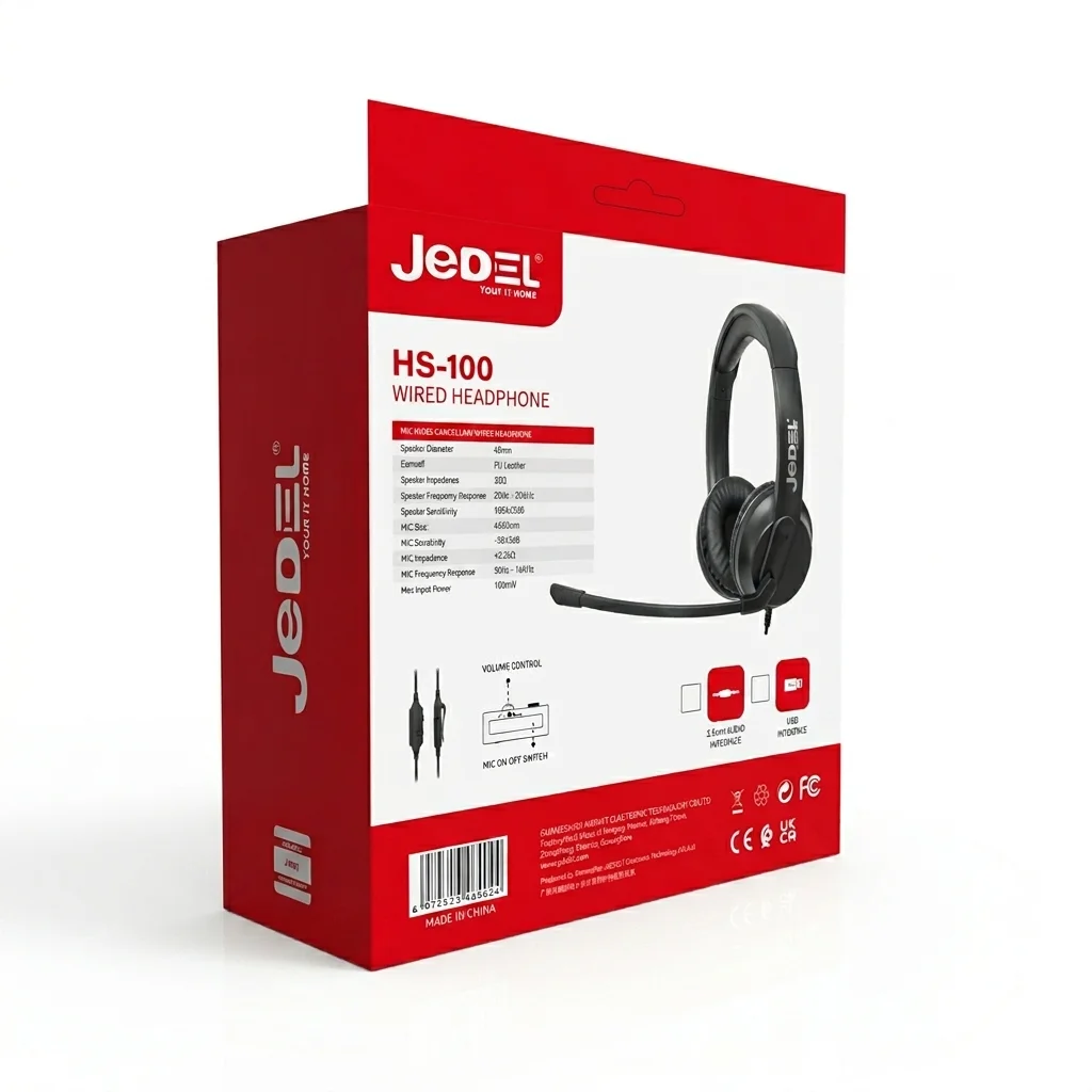 Jedel HS-100 USB Headset: مراجعة شاملة للمواصفات والمميزات وهل تستحق الشراء؟