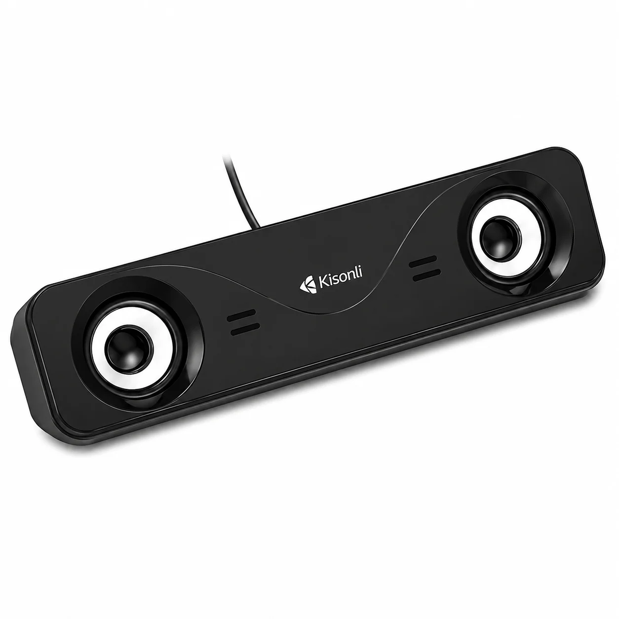 مراجعة Kasonli i-610 System 2.0 6W 80dB Sound Clarity USB Computer and Laptop Speakers Black