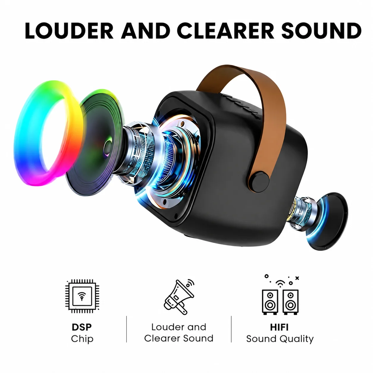 مراجعة سماعة Merv K-22 Portable Karaoke Speaker مع مايك لاسلكي وإضاءة RGB