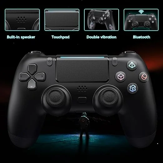 مراجعة Wireless Controller for P-S-4 Navy Blue: ذراع تحكم لاسلكي للبلايستيشن 4 ببطارية 800mAh