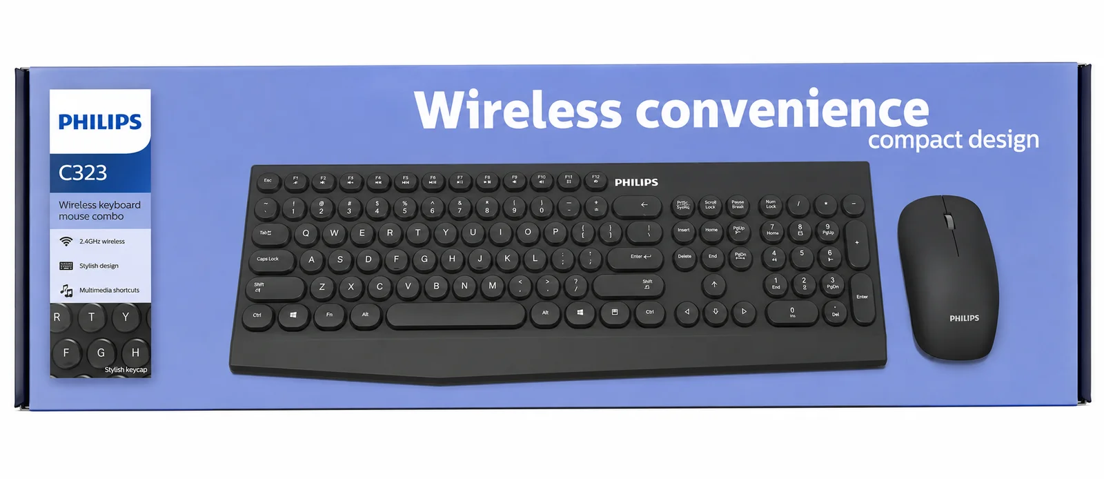 مراجعة Philips C323 Wireless Keyboard Mouse Combo: طقم كيبورد وماوس لاسلكي عملي بسعر اقتصادي