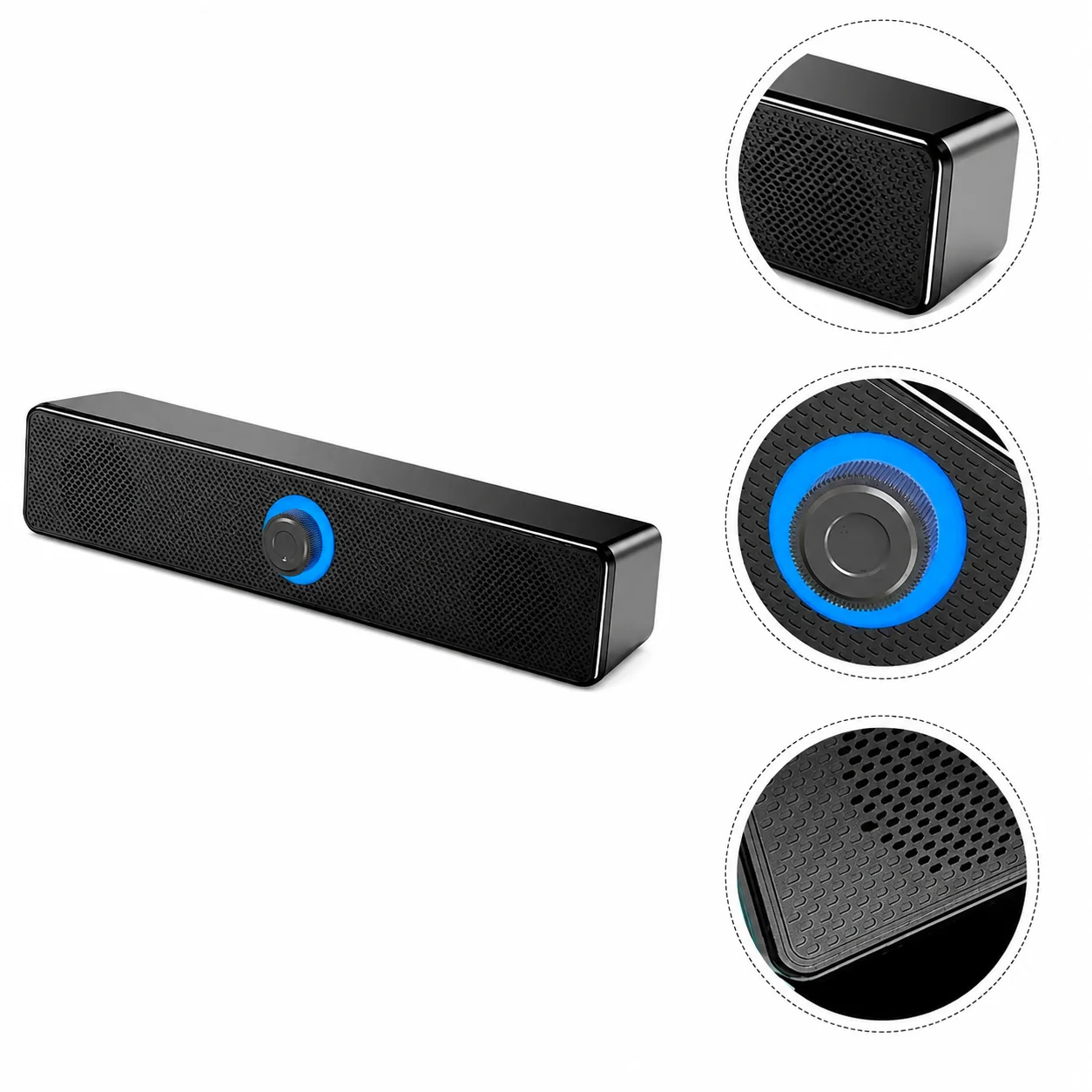 مراجعة K2065bt Computer Sound Bar Wired Bluetooth Speaker للكمبيوتر واللابتوب والموبايل