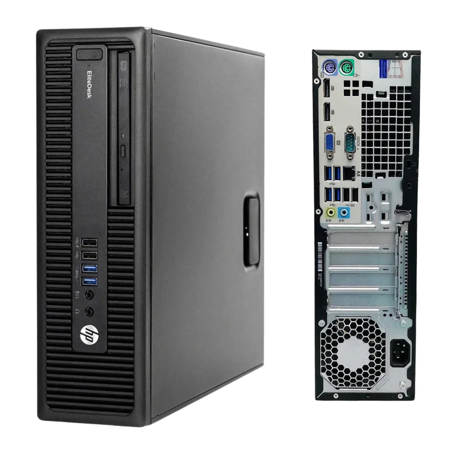 HP EliteDesk 705 G3 بمعالج AMD A12 Pro: جهاز مكتبي عملي للشركات والكاشير وبرامج المحاسبة
