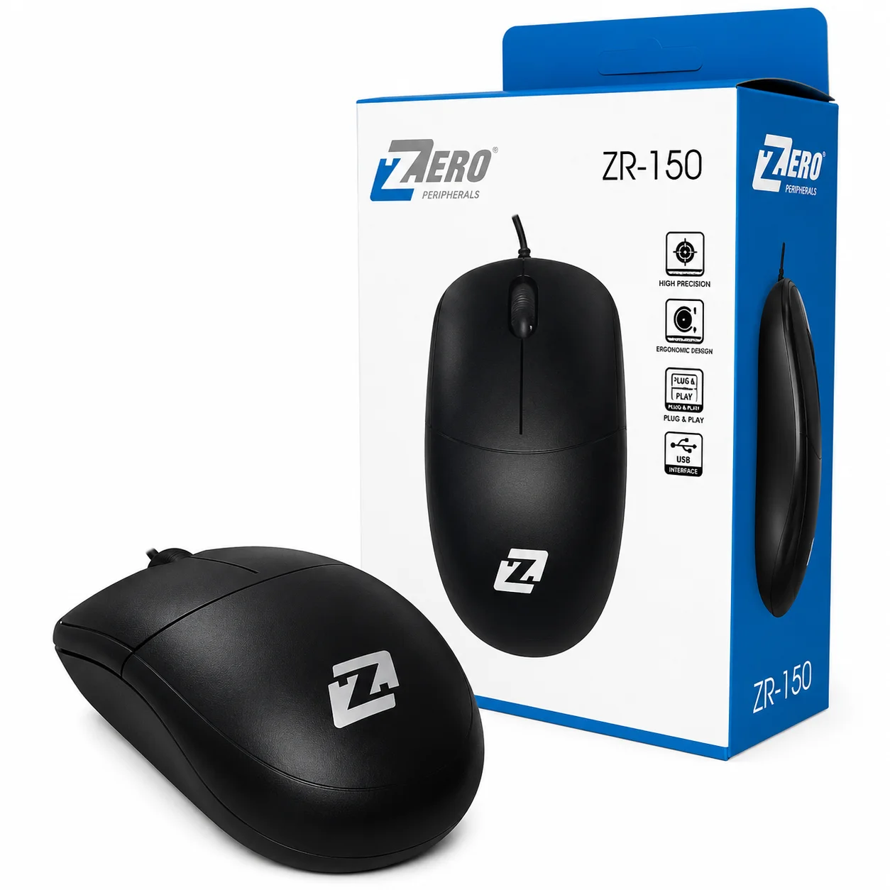 مراجعة ZERO ZR-160 Wheel Mouse: ماوس USB اقتصادي وعملي للاستخدام اليومي 