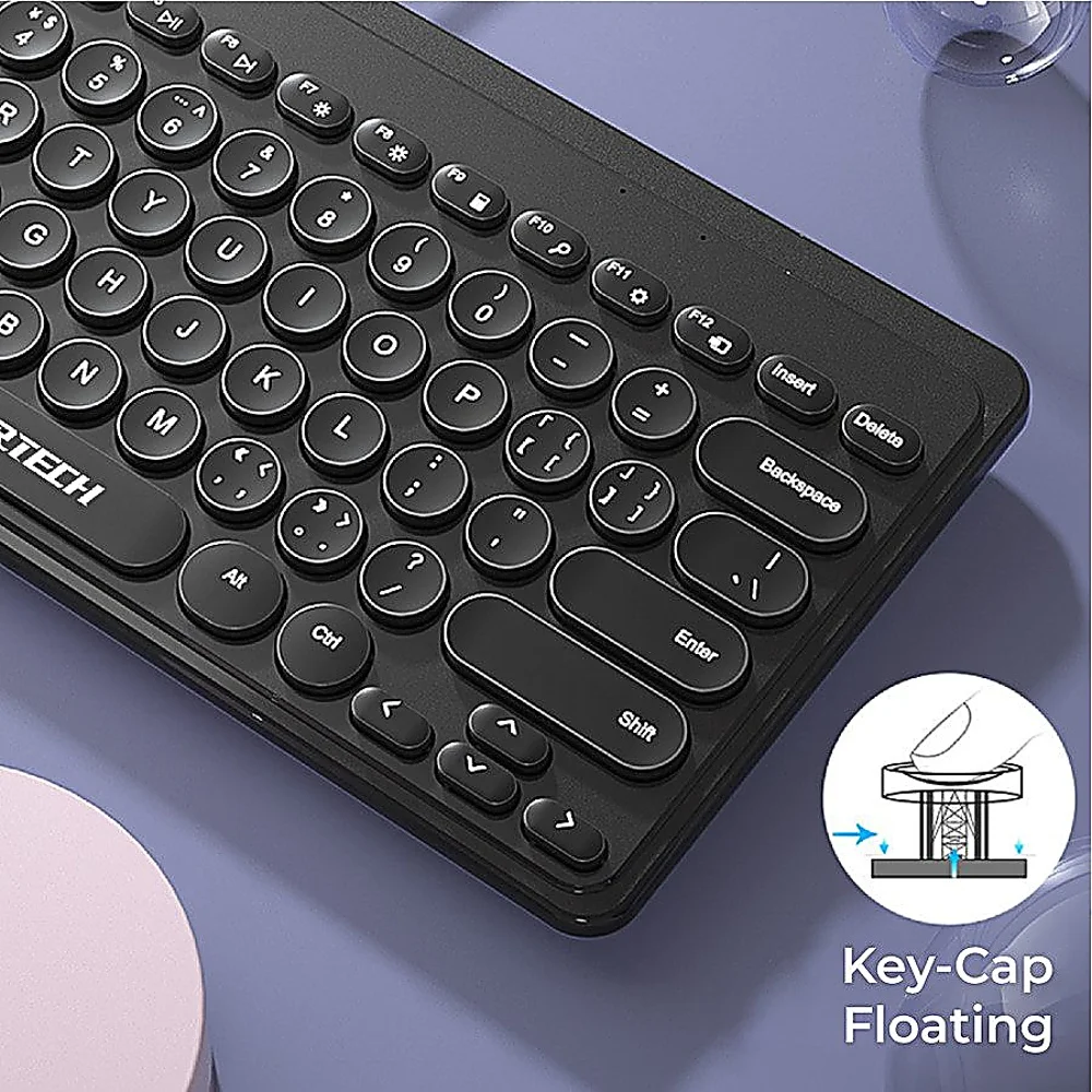Jertech DK500 USB Wired Mini Silent Keyboard: كيبورد صغير وهادئ عربي وإنجليزي بسعر اقتصادي