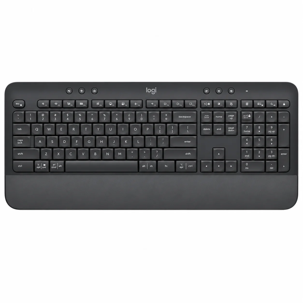 مراجعة Logitech Signature K650 Comfort Wireless Keyboard: كيبورد لاسلكي مريح للشغل والدراسة بعمر بطارية طويل

