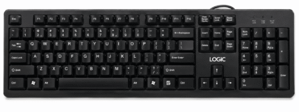 Keyboard Wired Normal English & Arabic - Black