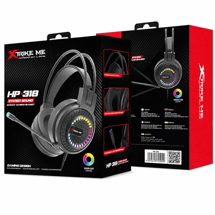 Xtrike Me HP-318 Stereo Sound Wired Gaming Headset: مراجعة شاملة للمواصفات والمميزات وهل تستحق الشراء؟