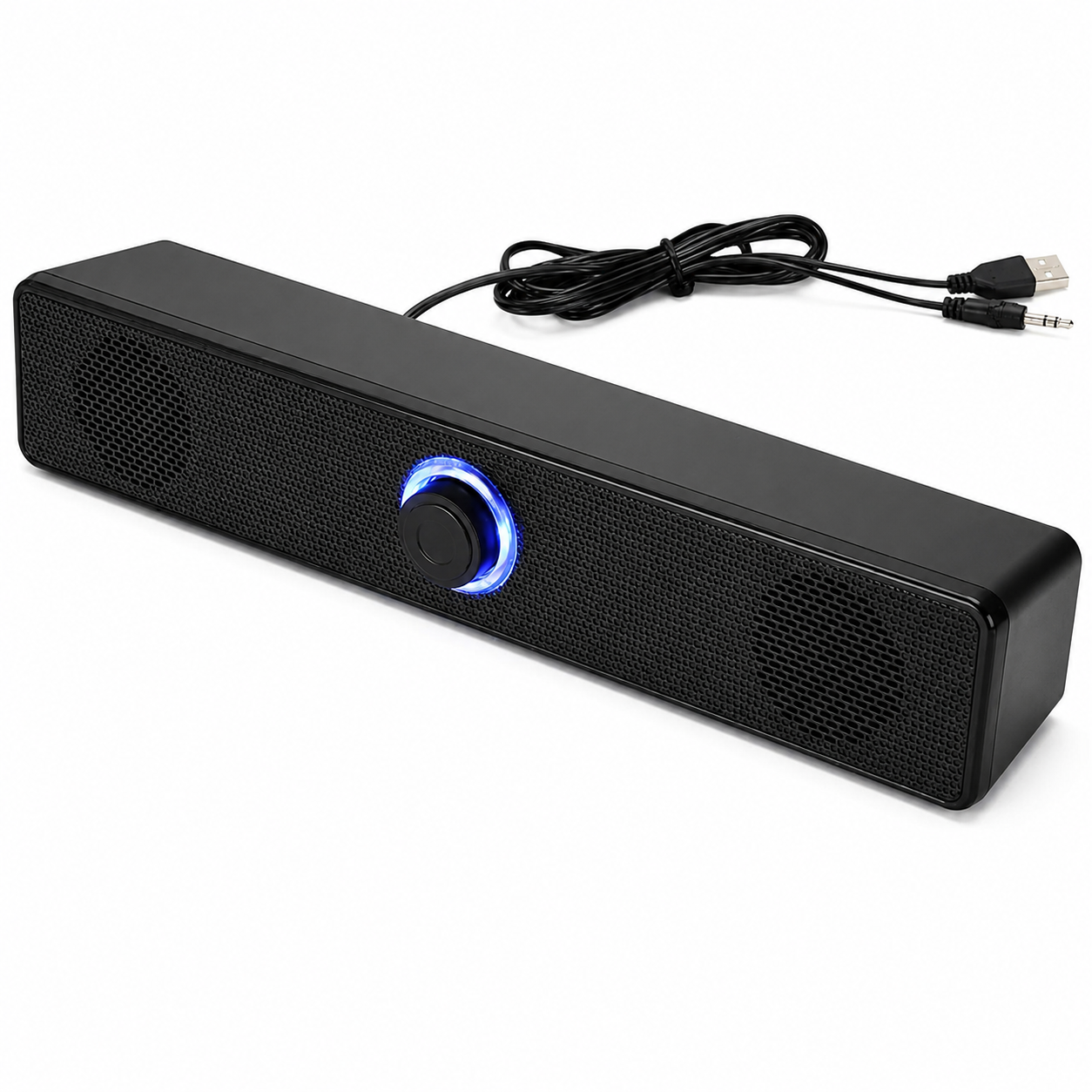 مراجعة K2065bt Computer Sound Bar Wired Bluetooth Speaker للكمبيوتر واللابتوب والموبايل