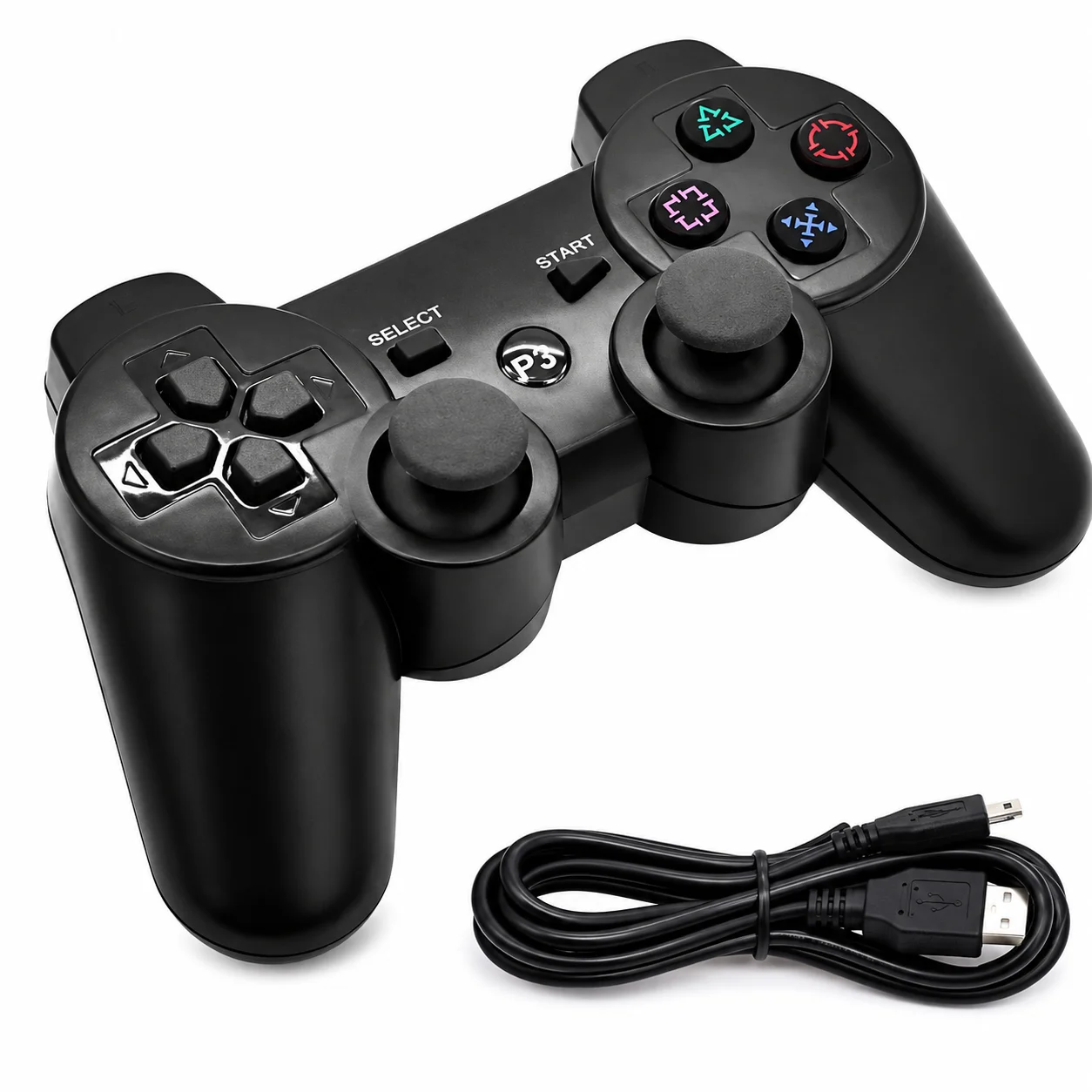مراجعة PS3 Controller Wireless 2 Pack: ذراعين لاسلكي للبلايستيشن 3 مع كابلات شحن بسعر اقتصادي