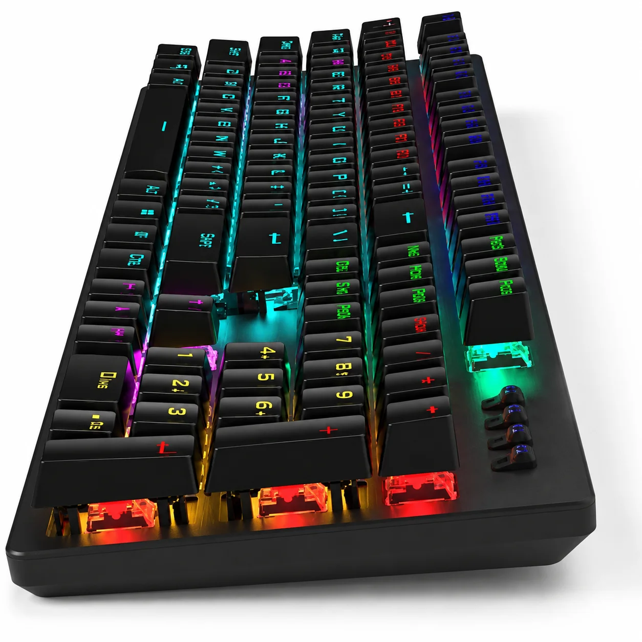 HP GK100F Mechanical Gaming Keyboard: كيبورد ميكانيكال بإضاءة RGB للجيمينج بسعر اقتصادي