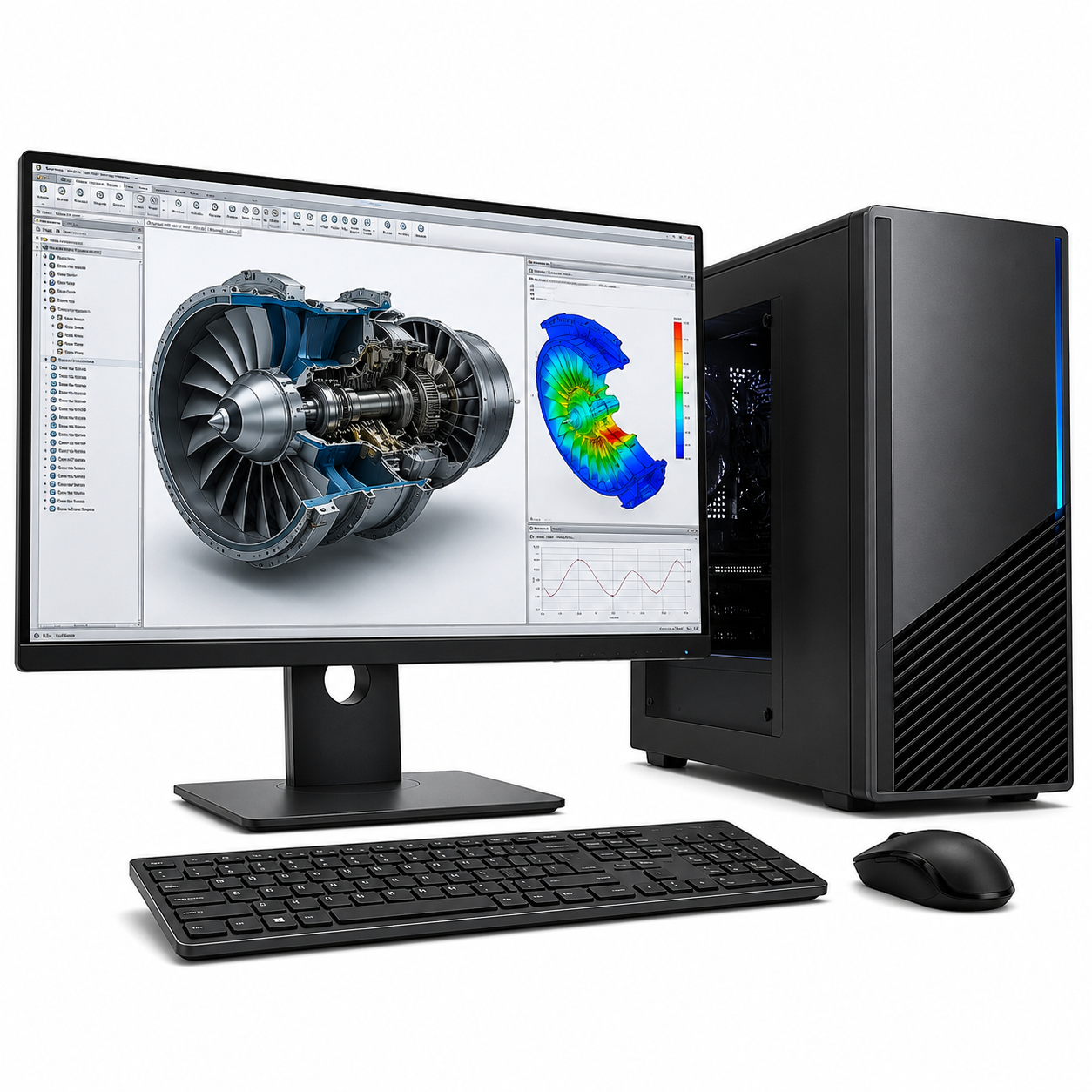 **أفضل كمبيوتر لطلاب هندسة ميكانيكا وتشغيل برامج المحاكاة: دليل Mechanical Engineering Computer الكامل**