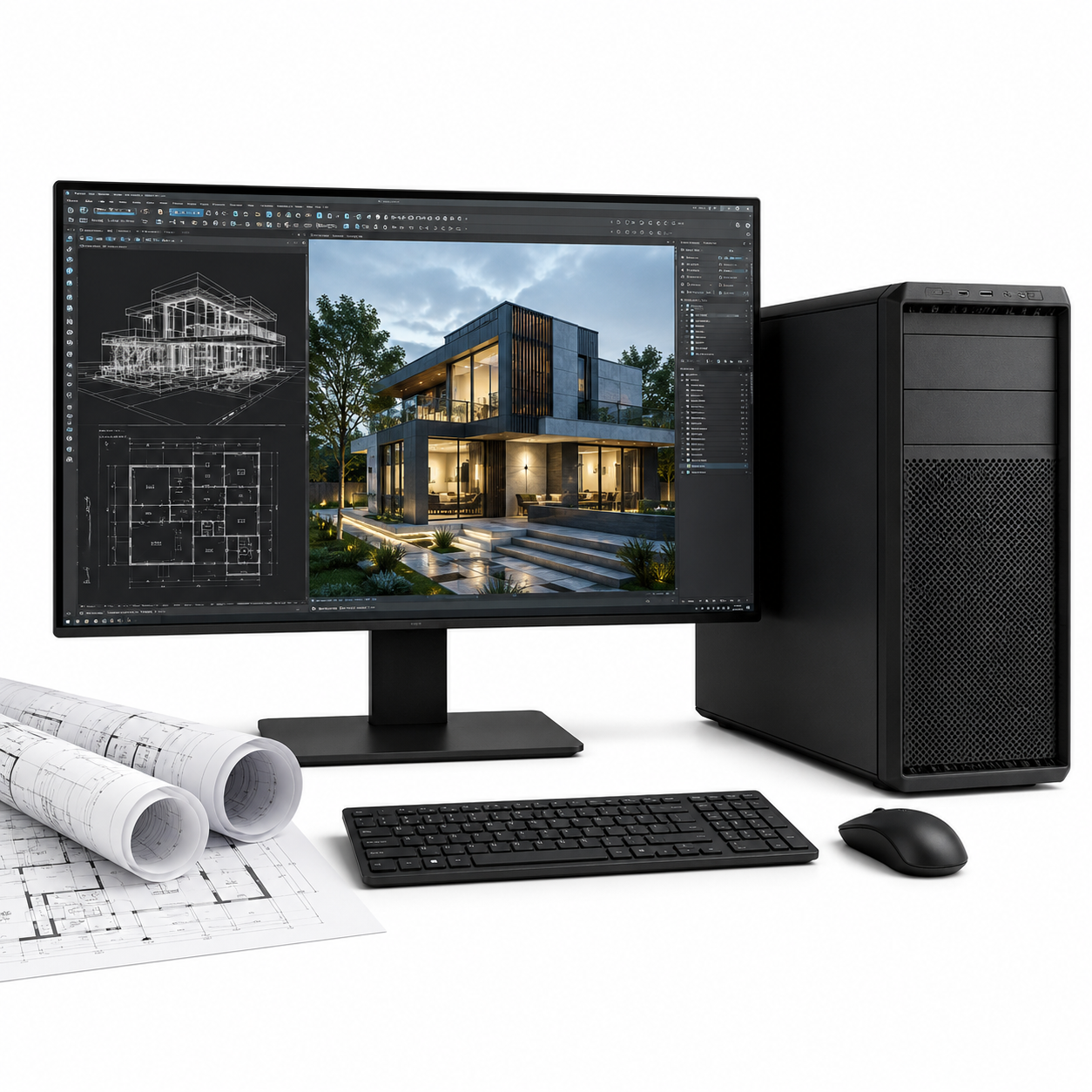 **إزاي تختار كمبيوتر مناسب لطلاب هندسة عمارة؟ دليل Architecture Computer الكامل**