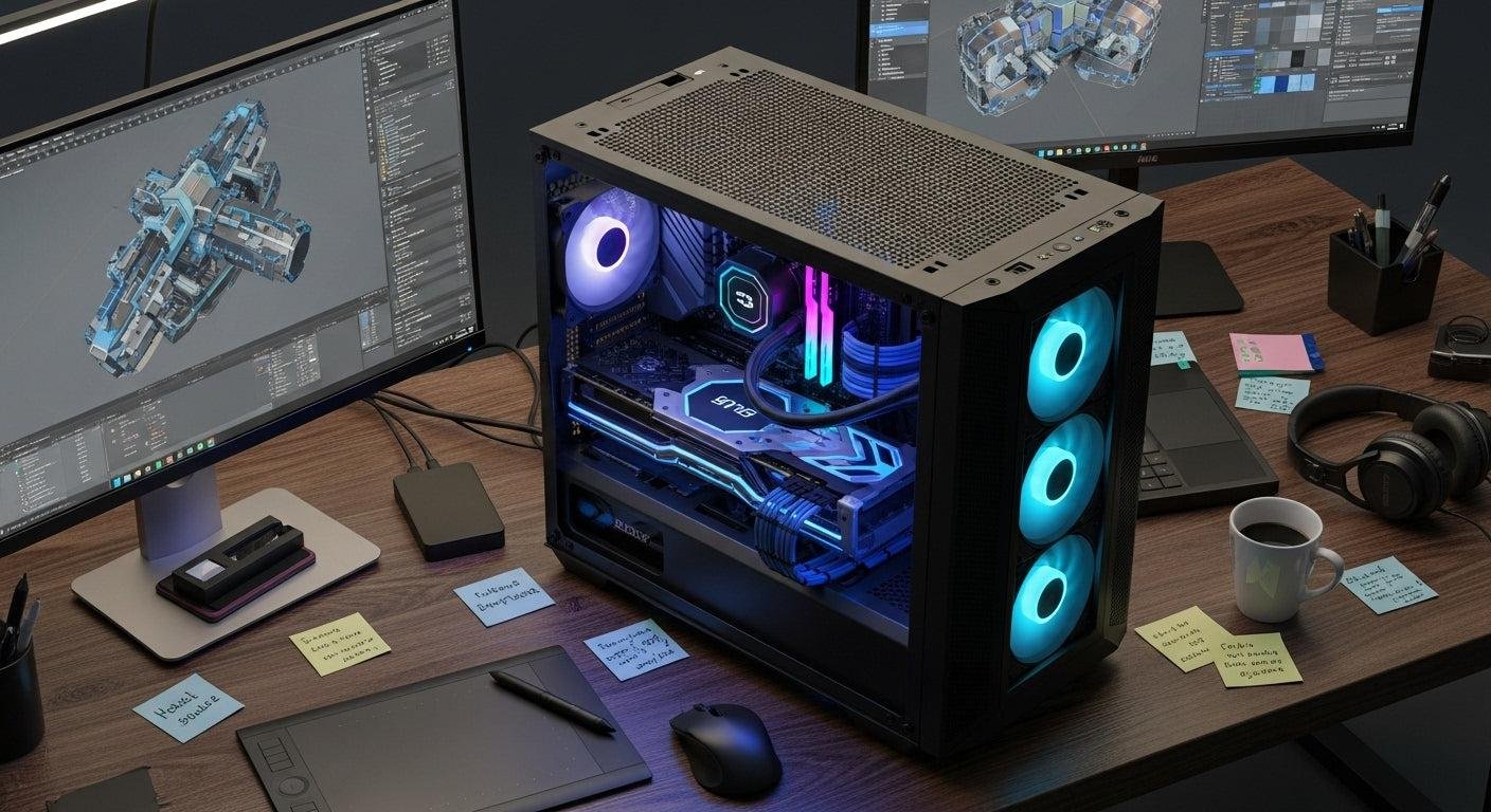 أفضل كرت شاشة للتصميم والرسم الهندسي في 2026 | دليل اختيار GPU مناسب للمصممين وطلاب الفنون والهندسة